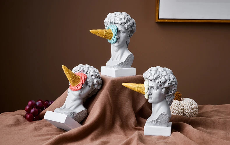 Ice Cream David Statue