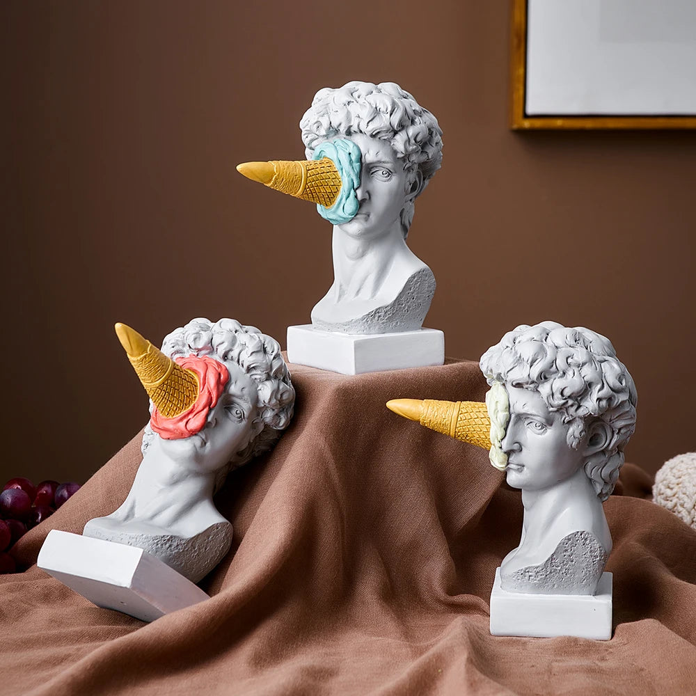 Ice Cream David Statue