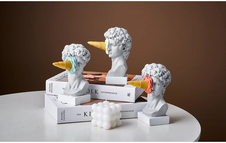 Ice Cream David Statue