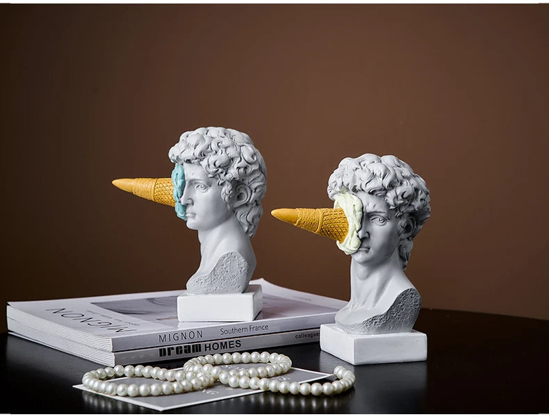 Ice Cream David Statue