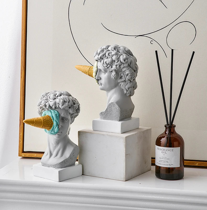 Ice Cream David Statue