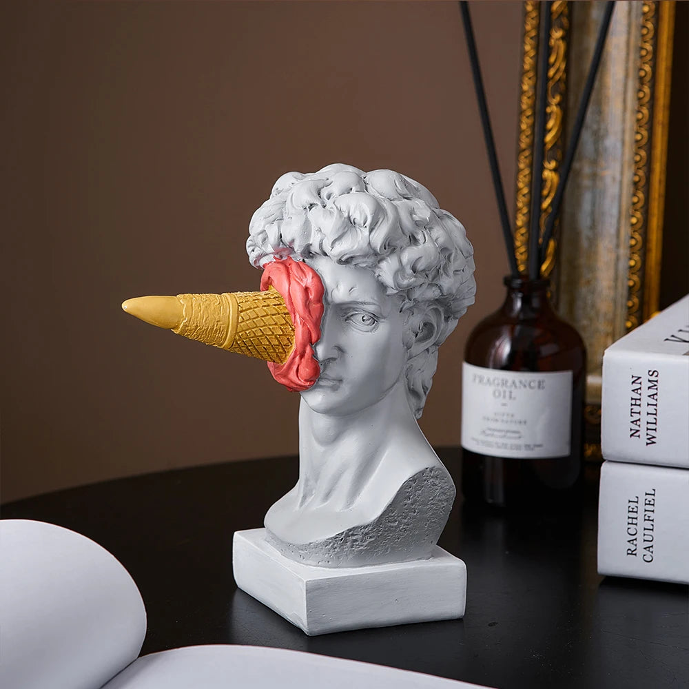 Ice Cream David Statue
